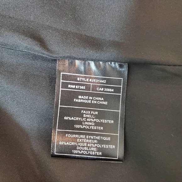 JACK | BB DAKOTA FAUX FUR STRIPED GRAY VEST ACRYLIC BLEND WOMEN'S SIZE SMALL - Picture 7 of 11